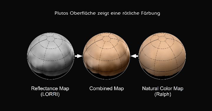 Pluto am 1. Juli 2015
