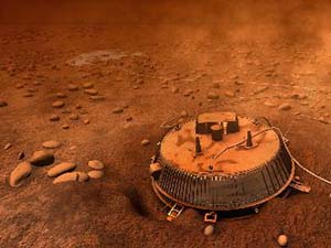 Huygens Landung auf Titan