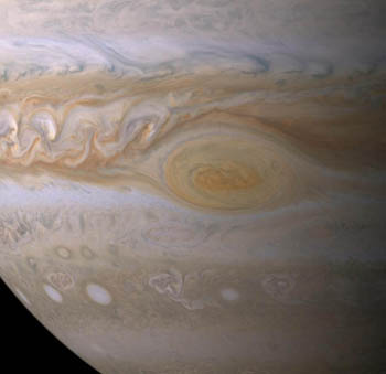 Jupiter mit großem rotem Fleck
