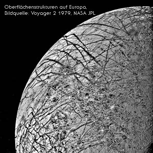 Europa gesehen von Voyager 2