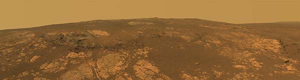 Marspanorama gesehen von Opportunity