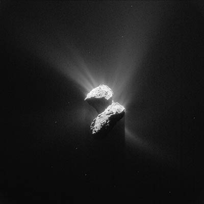 Kometen 67P/Churyumov-Gerasimenko am 5. Juni 2015