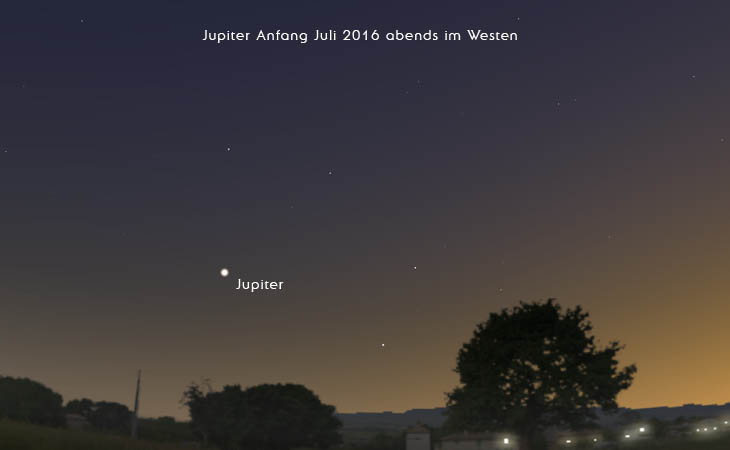 Jupiter im Juli 2016
