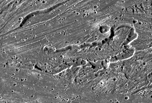 Oberfläche Ganymed