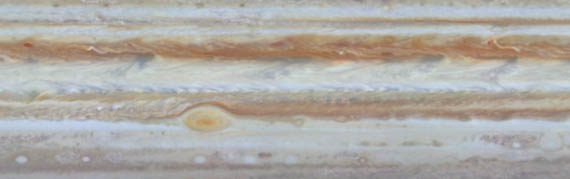 Streifen des Jupiter