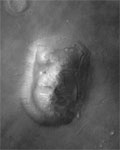 Marsgesicht gesehen von Mars Reconnaissance Orbiter 2007