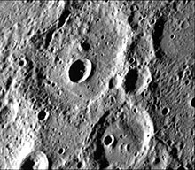 Merkurkrater gesehen von Mariner 10