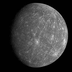 Merkur, gesehen von MESSENGER