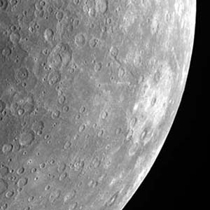 Merkur, gesehen von MESSENGER