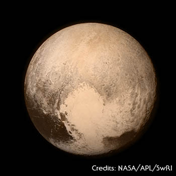 Pluto im Juli 2015