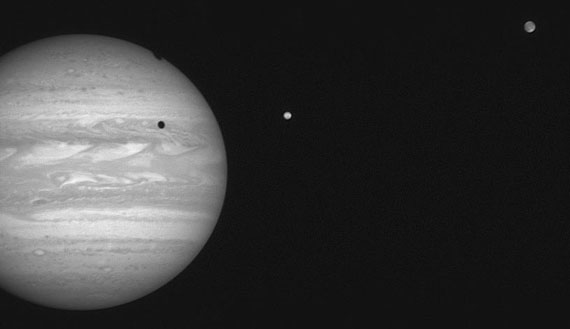 Sonnenfinsternis auf Jupiter
