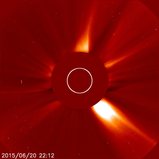 Sonneneruption am 20. Juni 2015