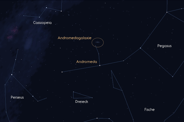 Andromeda Sternbild