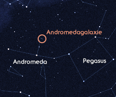 Andromeda uns Pegasus